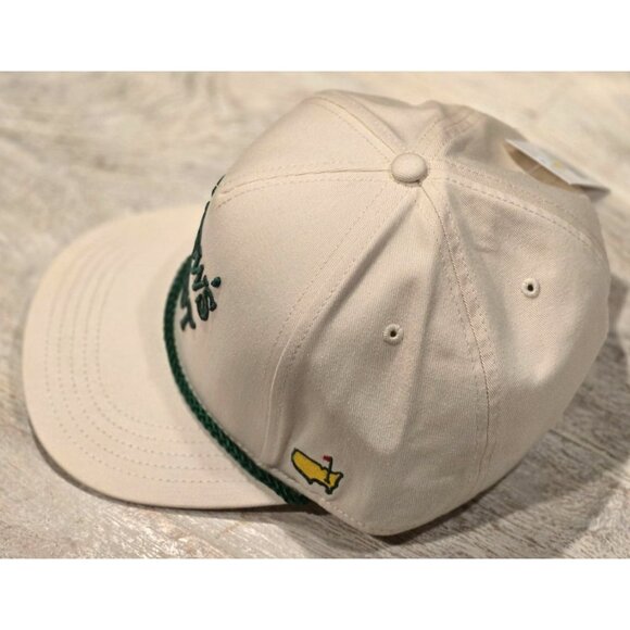 Masters Golf Tournament Crows Nest Hat 2025  NWT Beige W/ Green Rope Augusta Nat - Picture 2 of 7